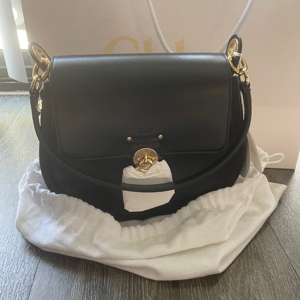 Chloe Black Large Tess Bag